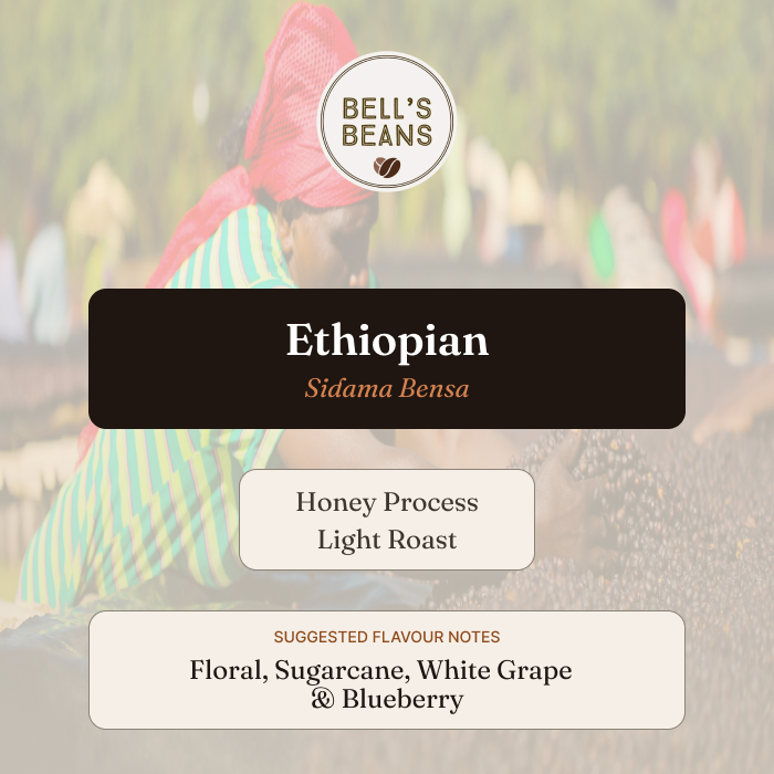 Ethiopian, Sidama. Honey